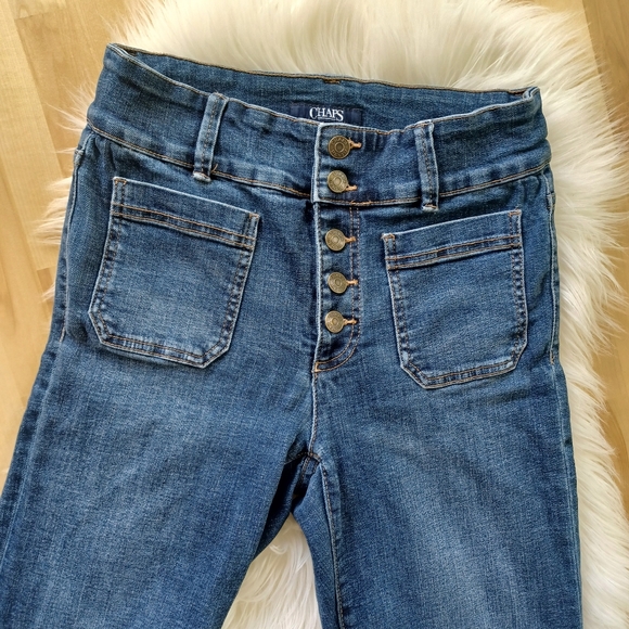{Chaps} Women's Button-Fly Bootcut Jeans - Picture 5 of 10